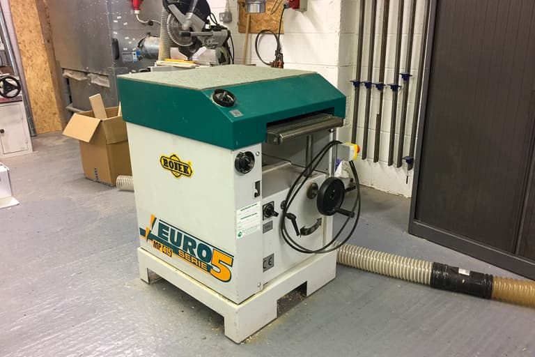 New Thicknesser Installed in Open Access Wood Workshop